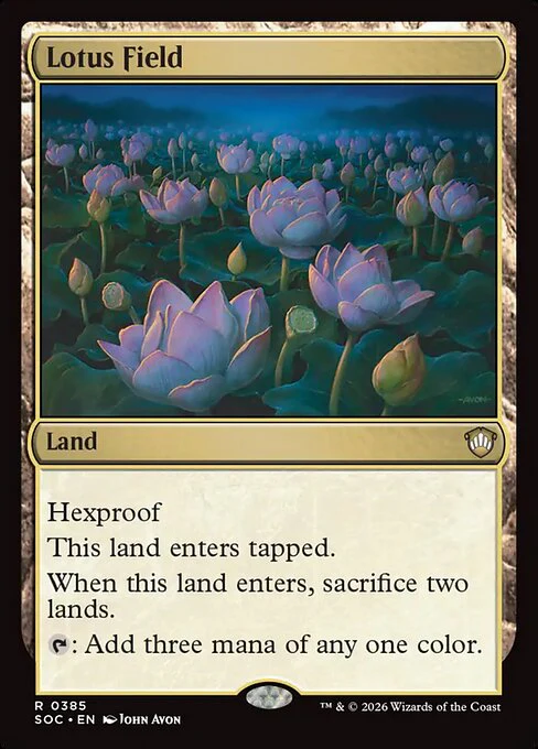 Lotus Field [ #0385 ] (SOC-R)