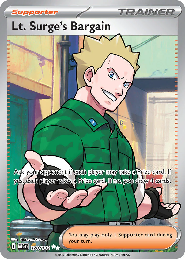 Lt. Surge's Bargain - 170/132 (MEG) Ultra Rare