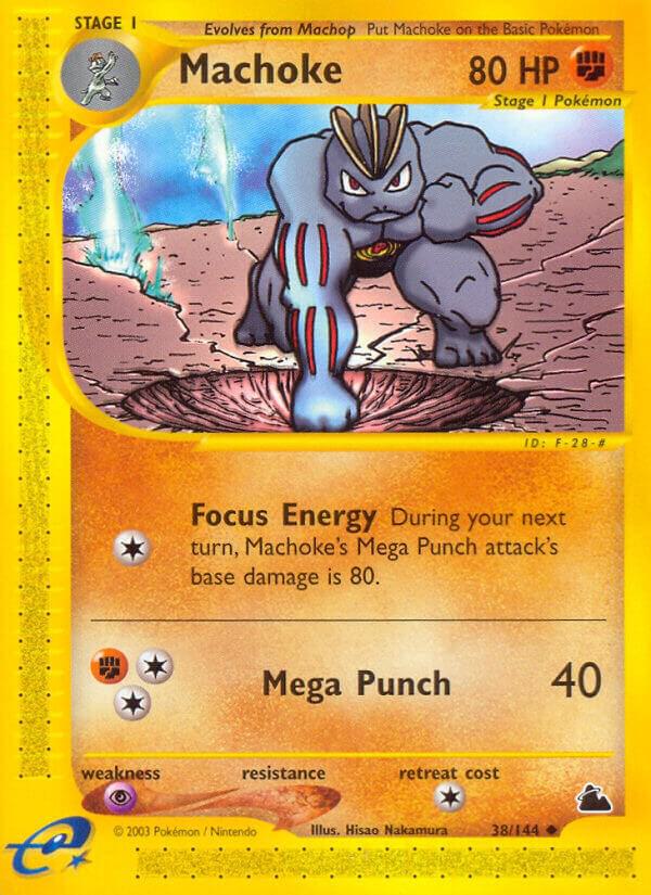 Machoke - 38/144  Uncommon - Near Mint