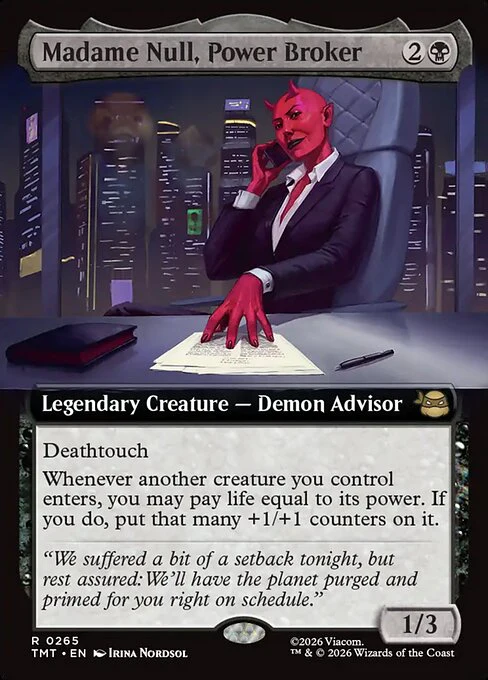 Madame Null, Power Broker [ #0265 Extended Art ] (TMT-R)