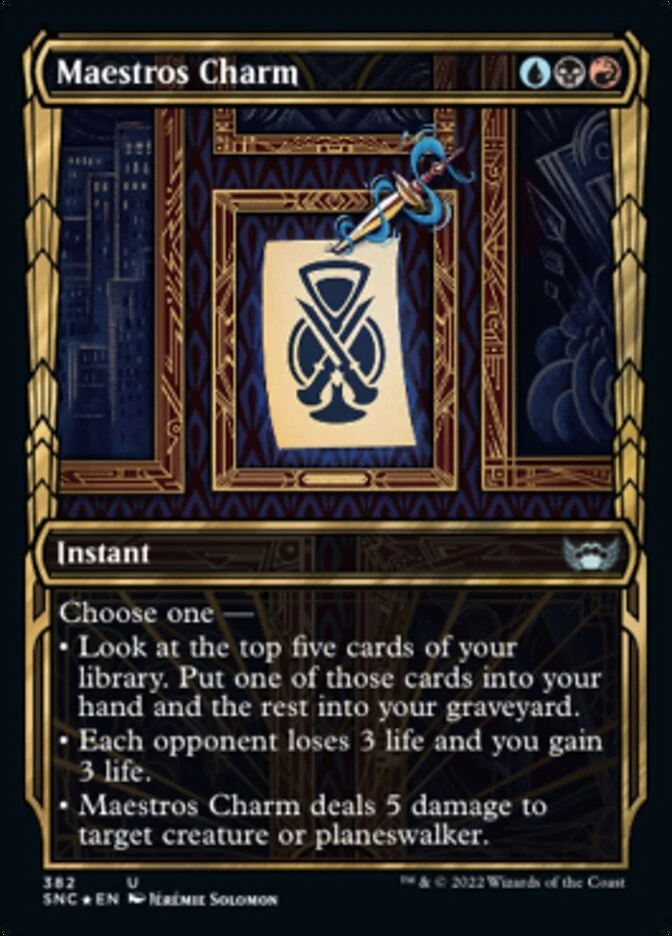 Maestros Charm [ #382 Gilded Foil ] (SNC-U)