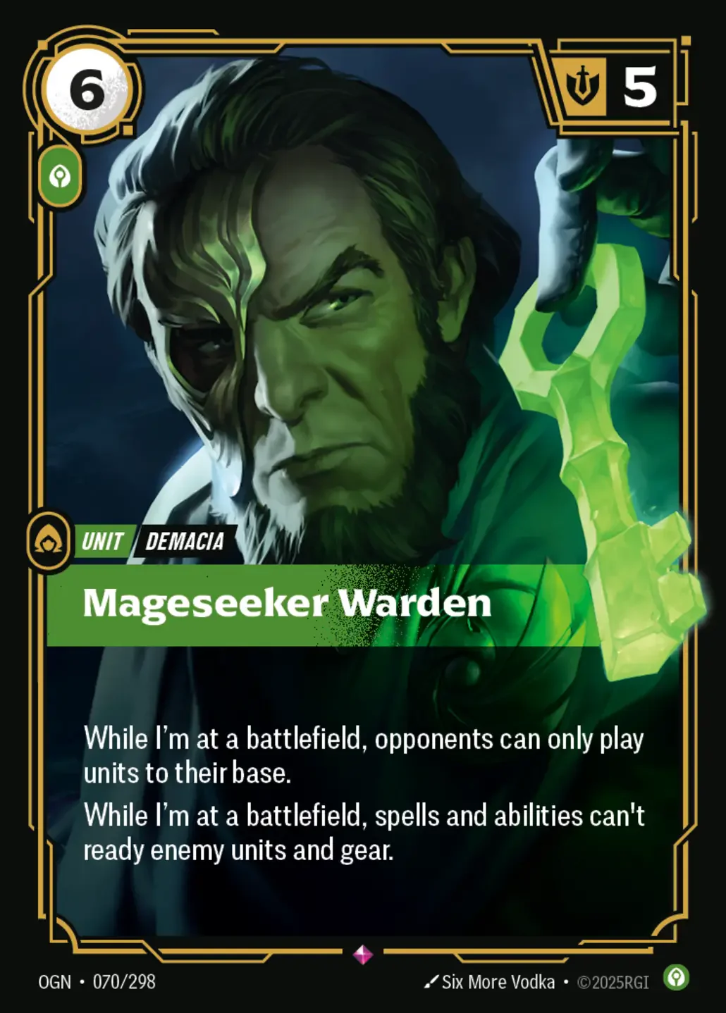 Mageseeker Warden - 070/298 (OGN) Rare