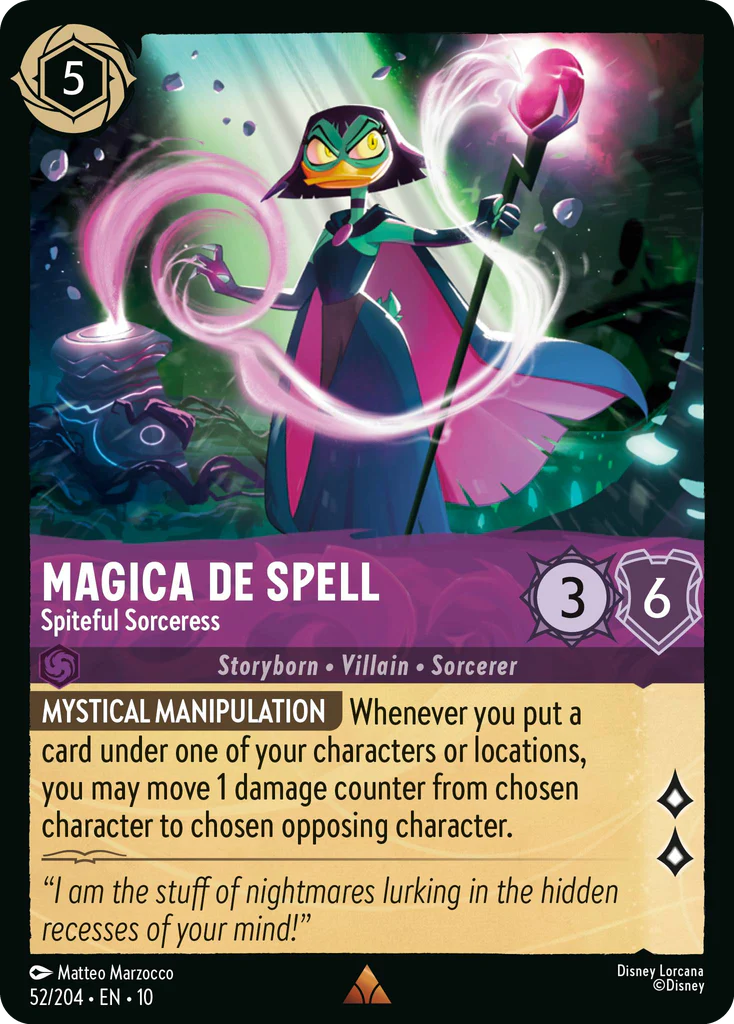 Magica De Spell - Spiteful Sorceress (052/204 - Whispers in the Well) Rare