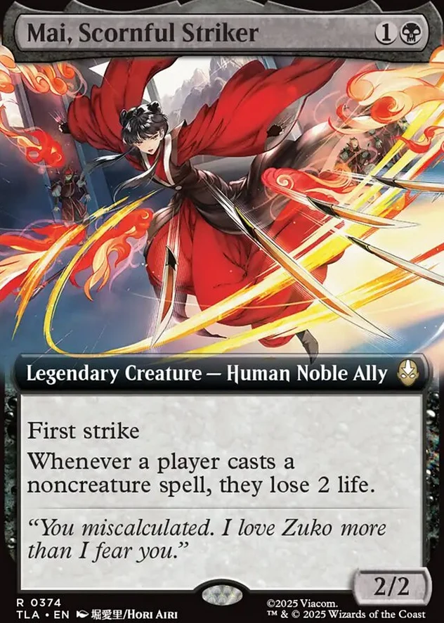 Mai, Scornful Striker [ #0374 Extended Art ] (TLA-R) - Image 2