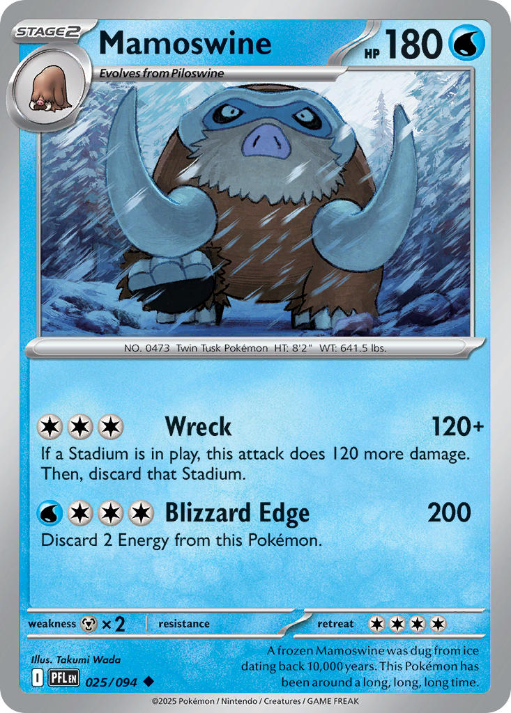 Mamoswine - 025/094 (PFL) Uncommon