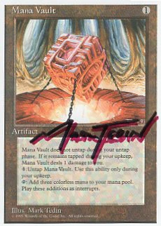 Mana Vault (4ED-R) [Artist Signature] Light Play
