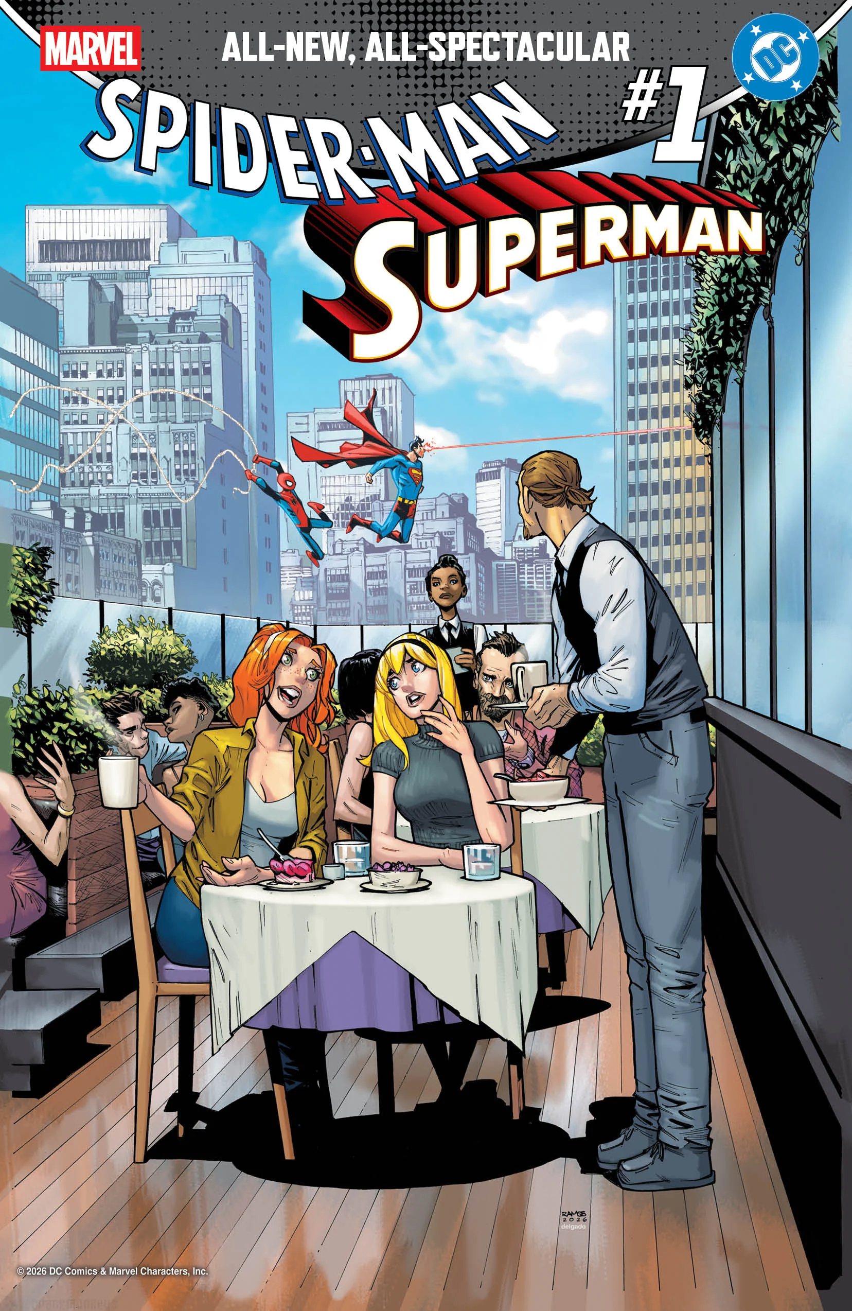 MARVEL/DC: SPIDER-MAN/SUPERMAN #1 HUMBERTO RAMOS VARIANT