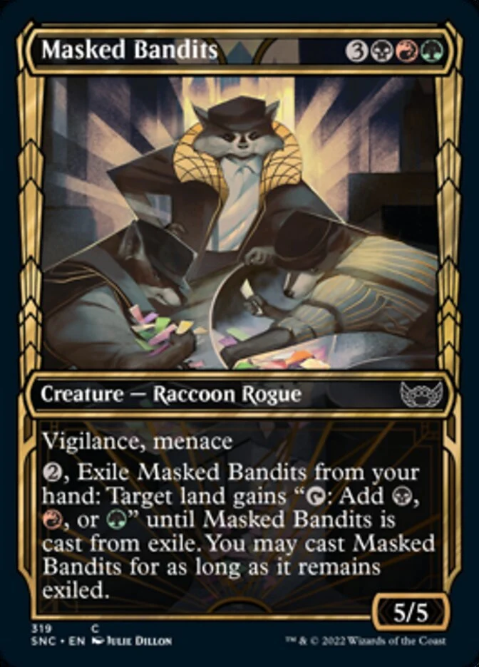 Masked Bandits [ #319 Golden Age Showcase ] (SNC-C)