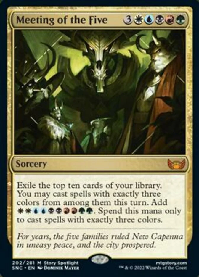 Meeting of the Five [ #202/281 ] (SNC-M)