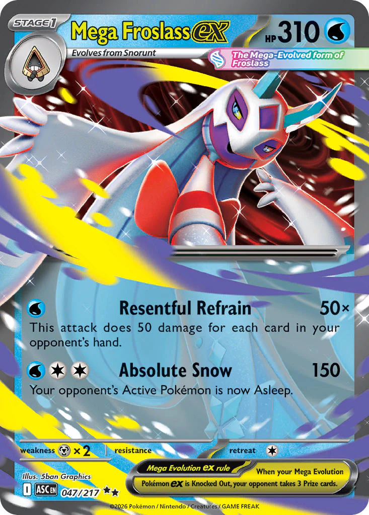 Mega Froslass ex - 047/217 (ASC) Double Rare