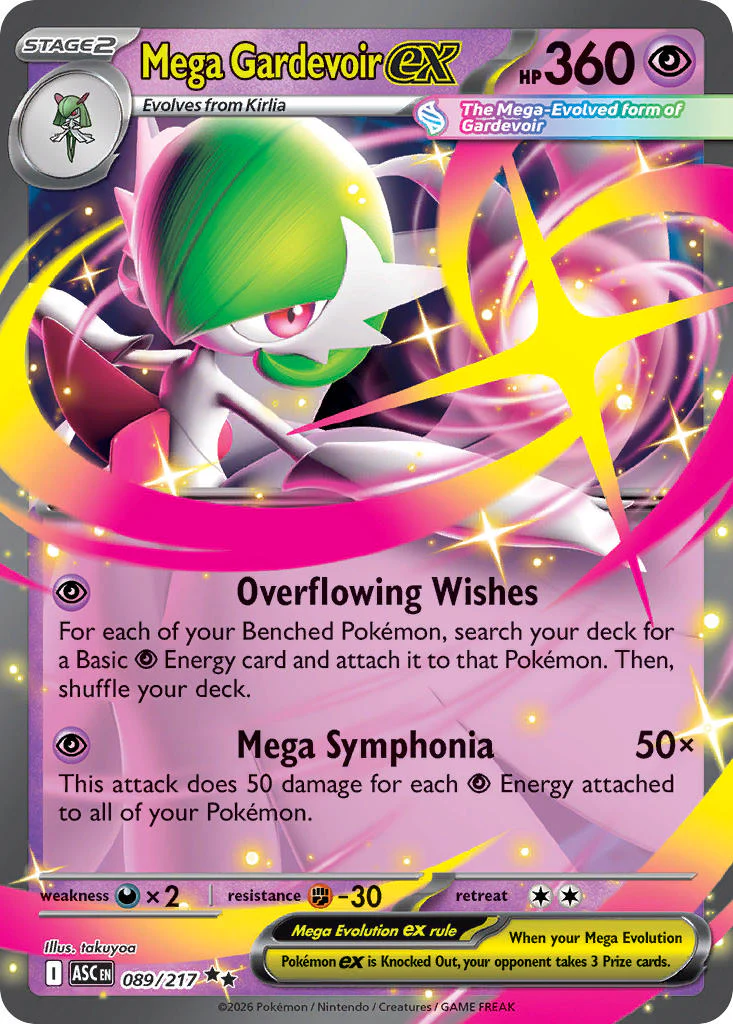 Mega Gardevoir ex - 089/217 (ASC) Double Rare