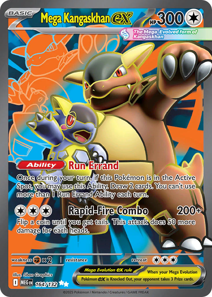 Mega Kangaskhan ex - 164/132 (MEG) Ultra Rare