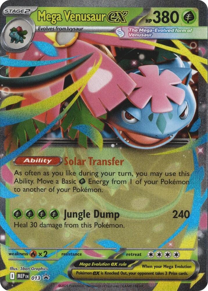 Mega Venusaur ex - 013 (MEP) Promo