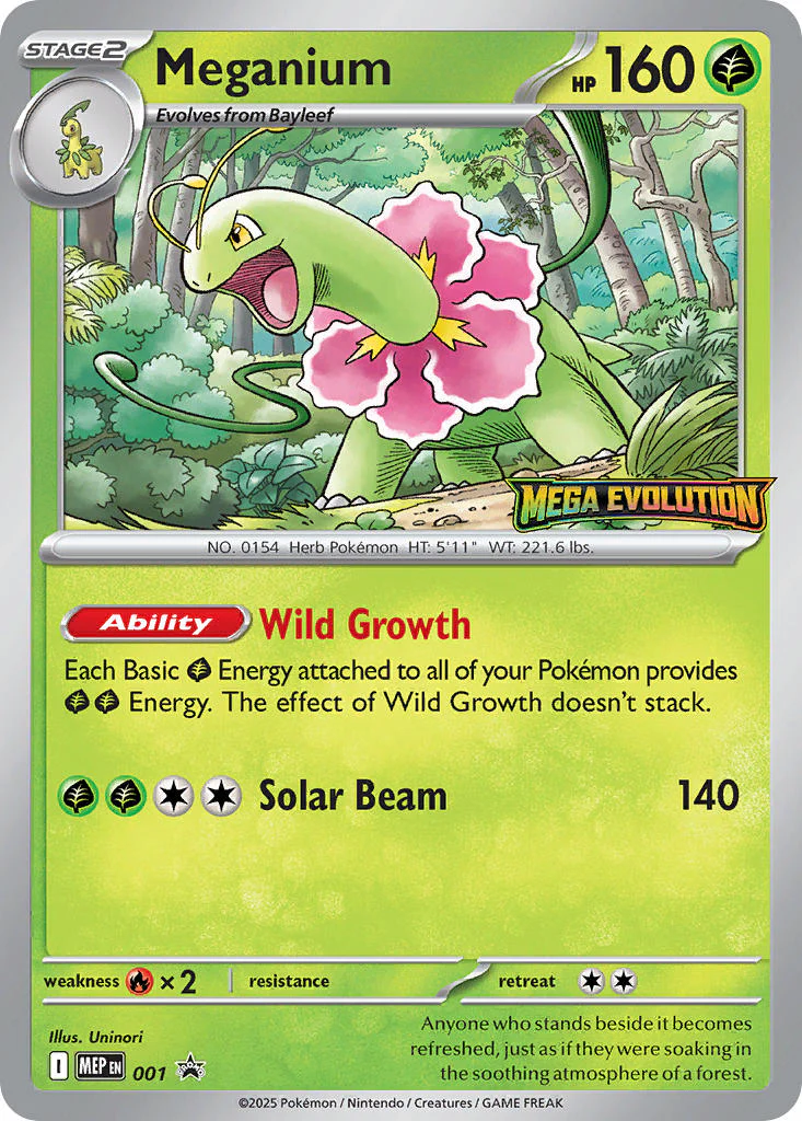 Meganium - 001 (MEP) Promo