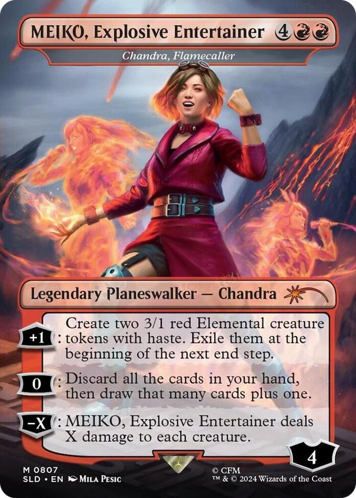 MEIKO, Explosive Entertainer - Chandra, Flamecaller [#0807] (SLD-M)