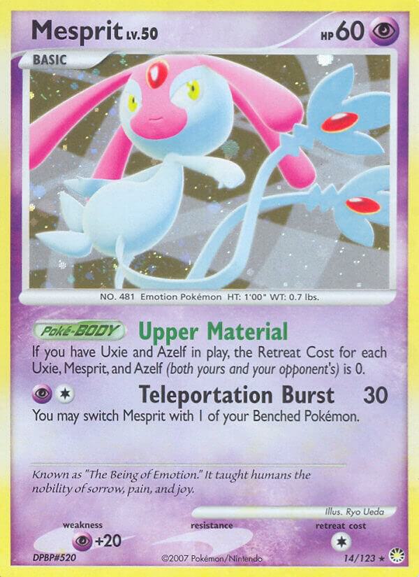 Mesprit Lv. 50 - 14/132 (MT) Ultra Rare - Light Play
