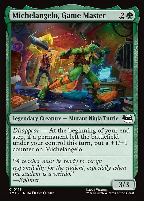 Michelangelo, Game Master [ #0118 ] (TMT-C)