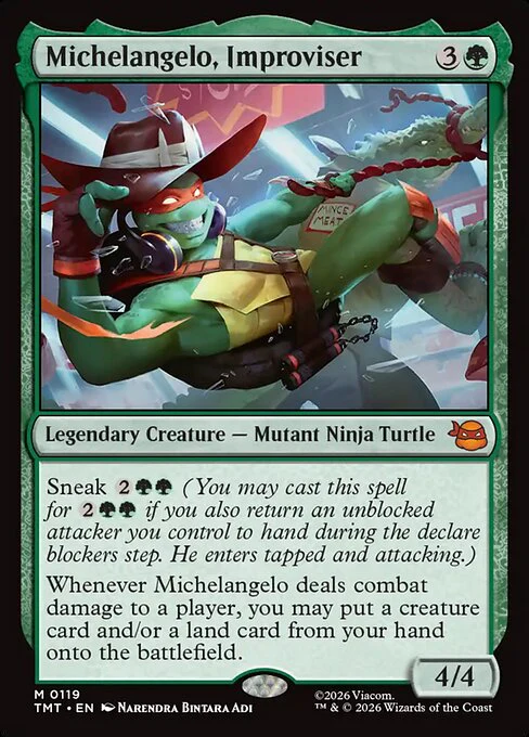 Michelangelo, Improviser [ #0119 ] (TMT-R)