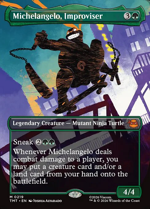 Michelangelo, Improviser [ #0219 Silhouette Borderless ] (TMT-M) - Image 2