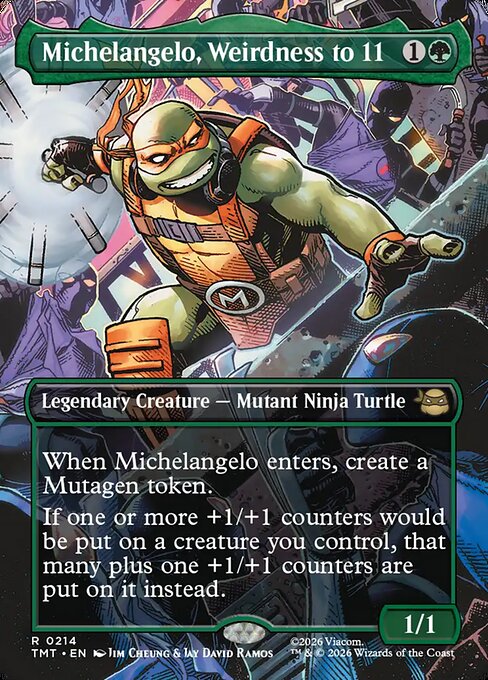 Michelangelo, Weirdness to 11 [ #0214 Scene Borderless ] (TMT-R) - Image 2