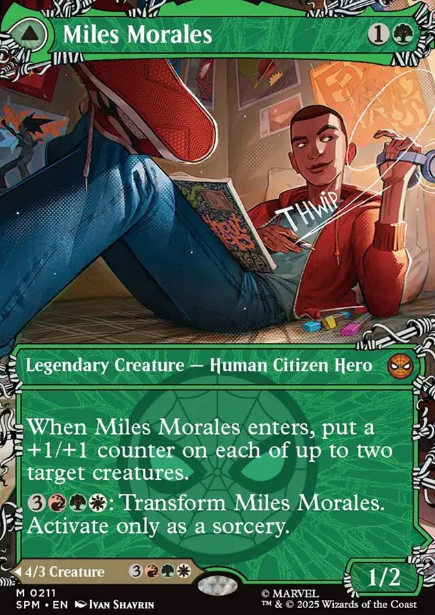 Miles Morales // Ultimate Spider-Man [ #0211 Borderless ] (SPM-M) - Image 2