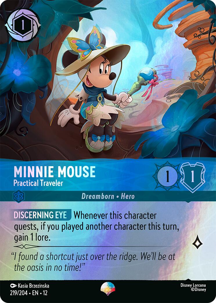 Minnie Mouse - Practical Traveler (Wilds Unknown - 219/204) Epic