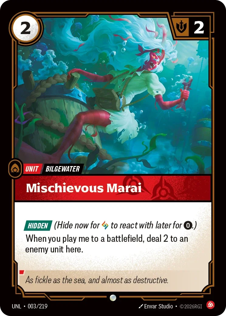 Mischevious Marai - 003/219 (UNL)  Common