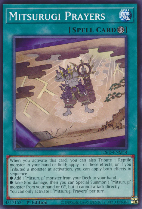Mitsurugi Prayers (L26D-ENM14)