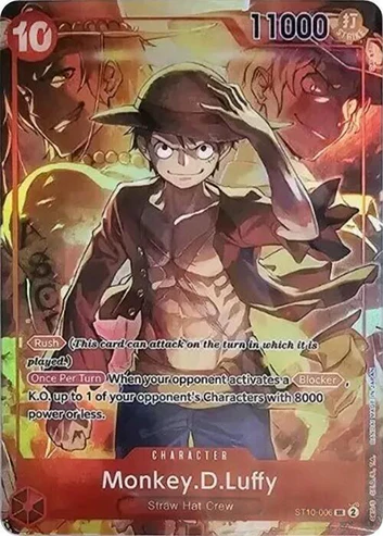 Monkey.D.Luffy (Treasure Booster Set) (ST10-006)