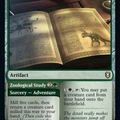 Monster Manual // Zoological Study (CLB-R) Moderate Play
