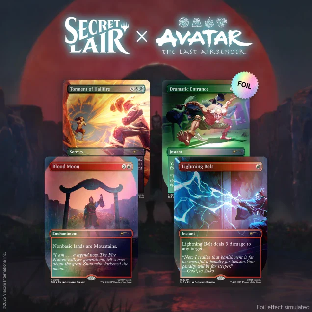 MTG: Secret Lair x Avatar: The Last Airbender | Everything Changed Foil Edition