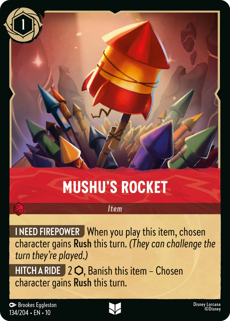 Mushu's Rocket (134/204 - Whispers in the Well) Uncommon