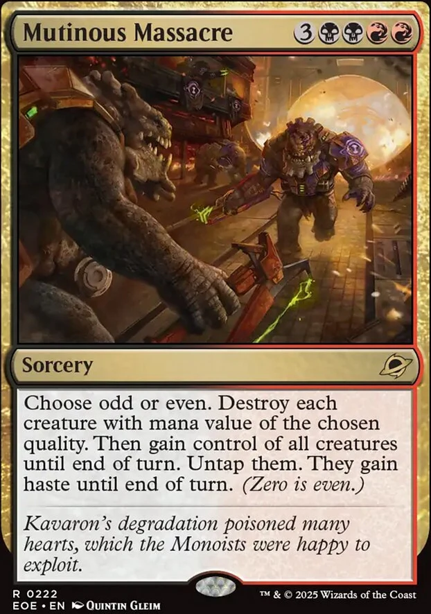Mutinous Massacre [ #0222 ] (EOE-R) - Image 2