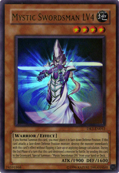 Mystic Swordsman LV4 (DR3-EN012) Ultra Rare - Unlimited Near Mint