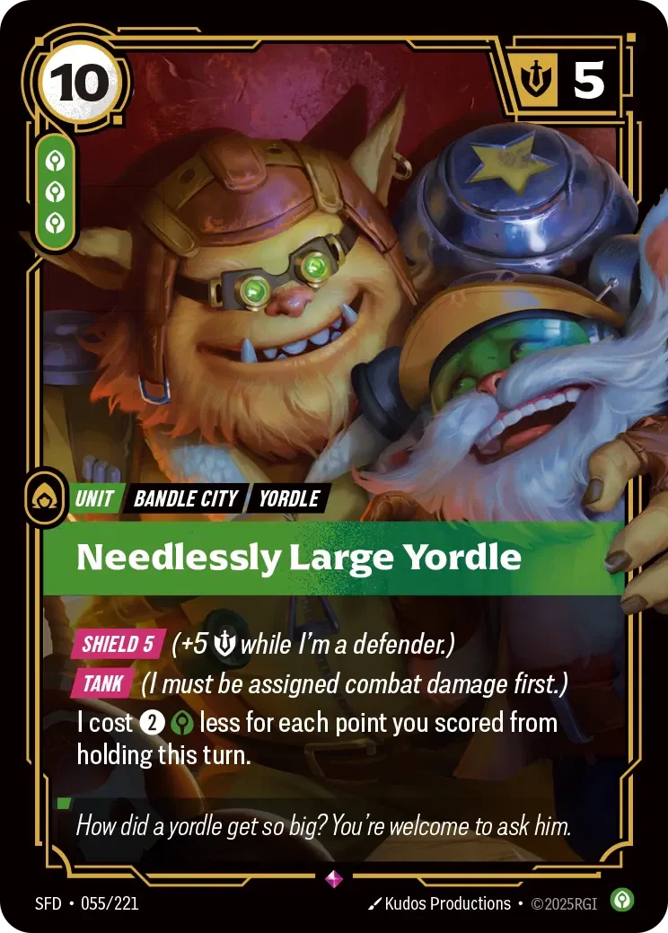 Needlessly Large Yordle - 055/221 (SFD) Rare