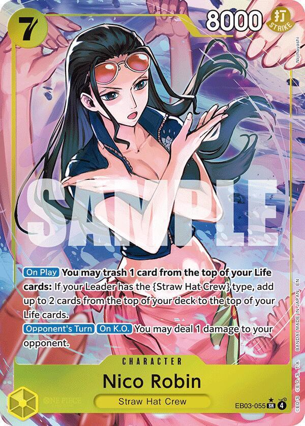 Nico Robin (Alternate Art) (EB03-055  SR) Light Play