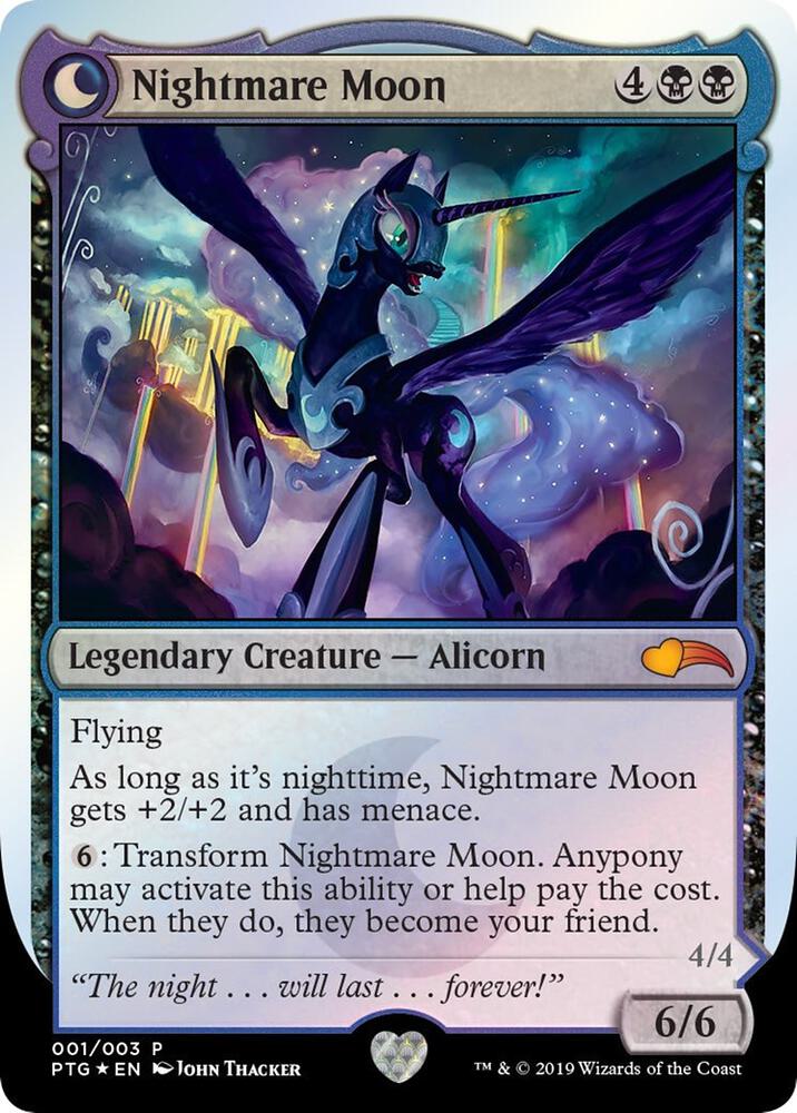 Nightmare Moon // Princess Luna [#0001] (PTG-S)