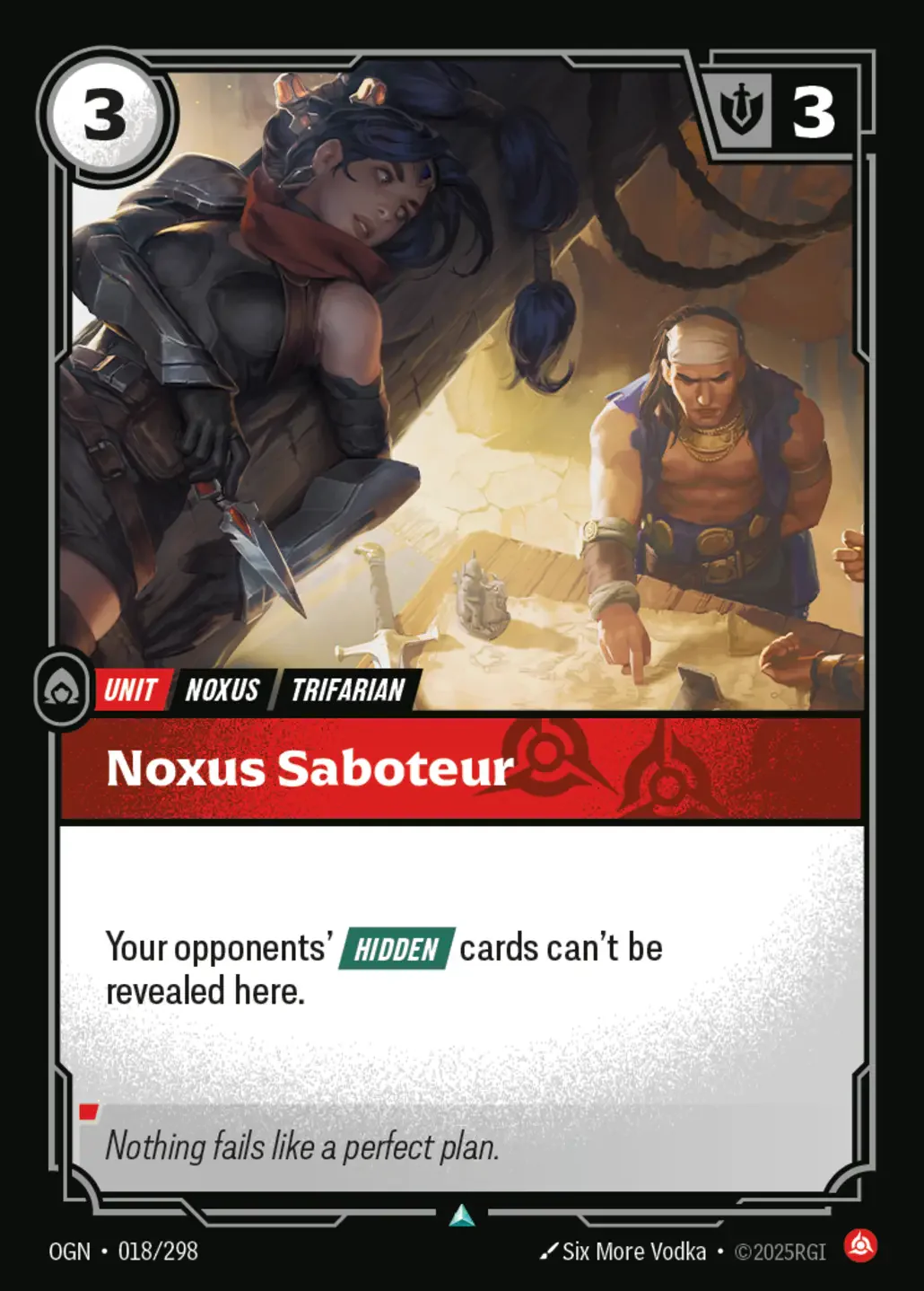 Noxus Saboteur - 018/298 (OGN) Uncommon