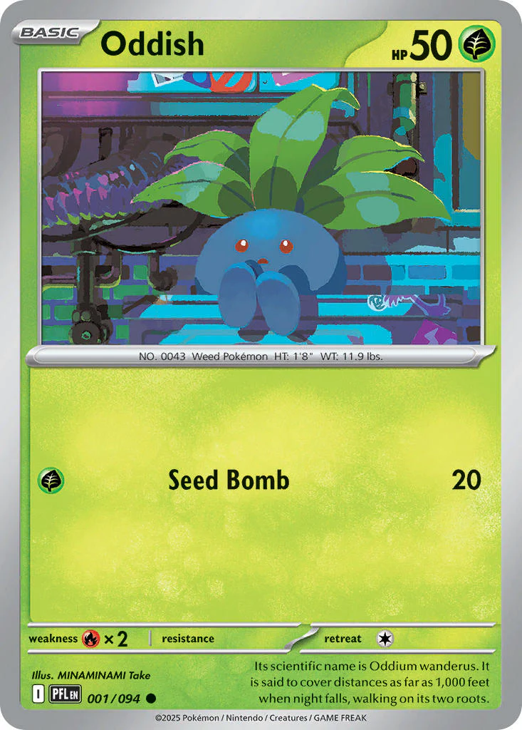 Oddish - 001/094 (PFL) Common