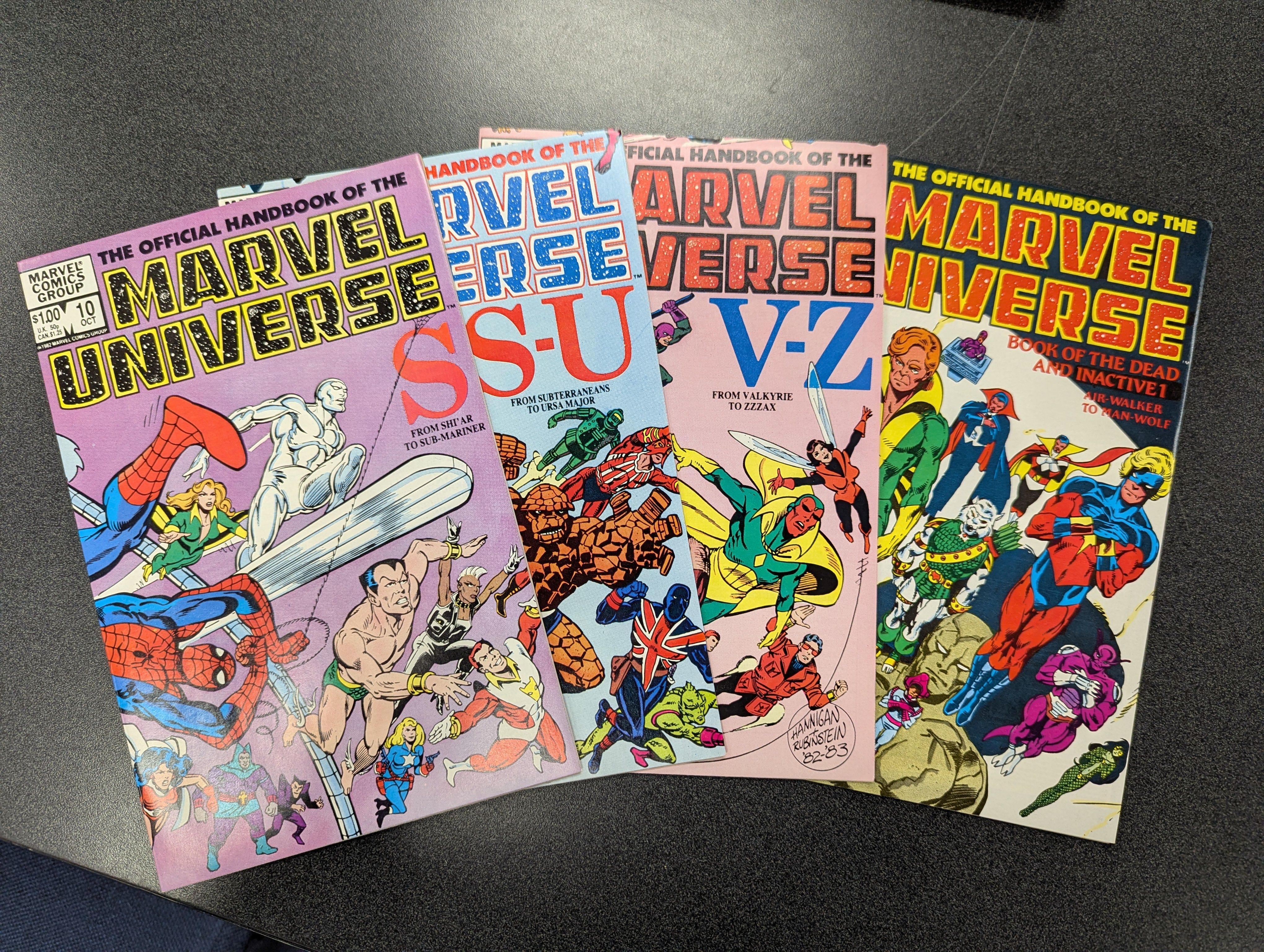 Official Handbook of the Marvel Universe (1982 Series) #2-15, Deluxe #4-6 Comic Bundle - Image 3