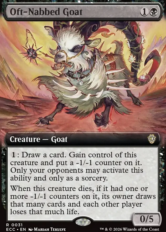 Oft-Nabbed Goat [ #0031 Extended Art ] (ECC-R)