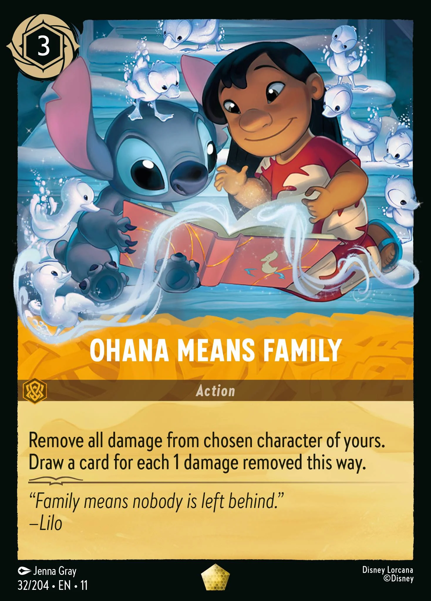 Ohana Means Family (032/204 - Winterspell)  Legendary