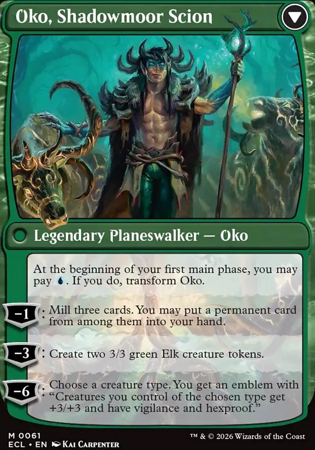 Oko, Lorwyn Liege // Oko, Shadowmoor Scion [ #0061 ] (ECL-M)