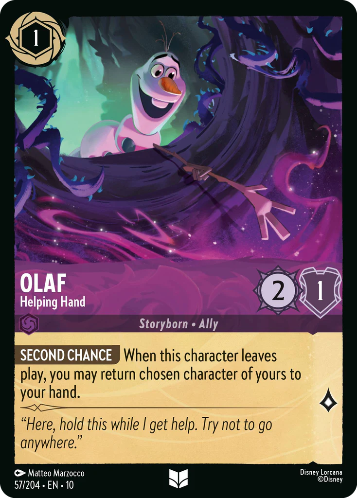Olaf - Helping Hand (057/204 - Whispers in the Well) Uncommon