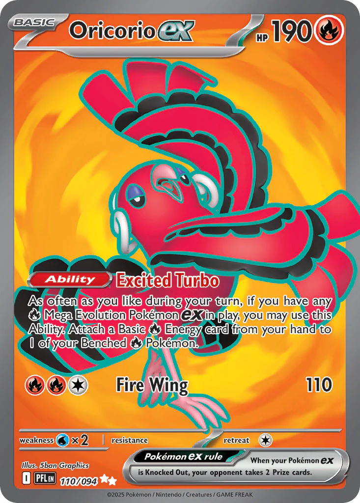 Oricorio ex - 110/094 (PFL) Ultra Rare