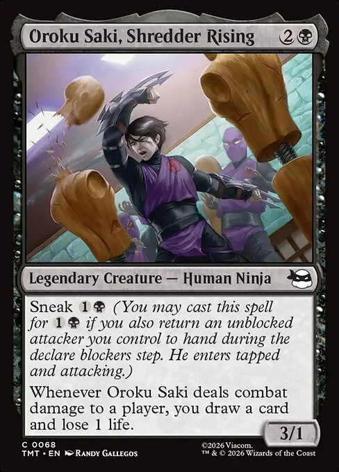 Oroku Saki, Shredder Rising [ #0068 ] (TMT-C) - Image 2