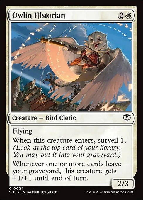 Owlin Historian [ #0024 ] (SOS-C)