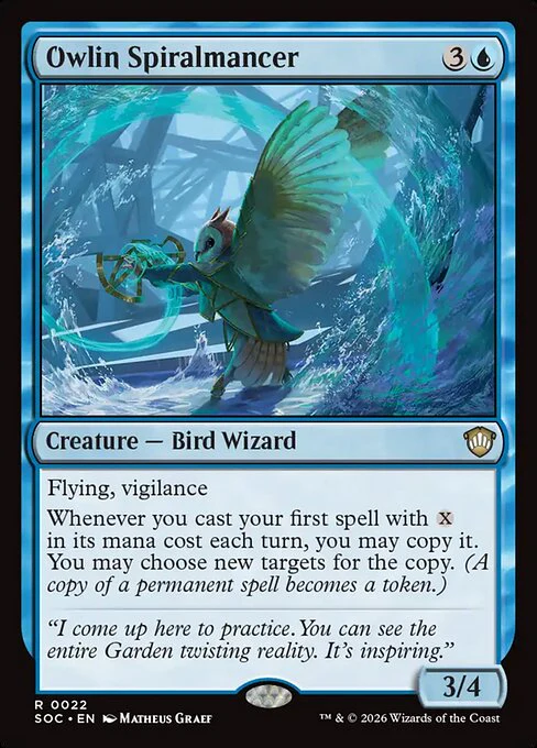 Owlin Spiralmancer [ #0022 ] (SOC-R)