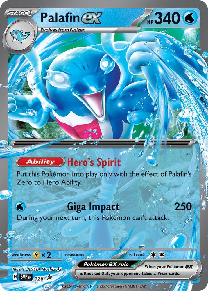 Palafin ex  - 126 (SVP) Promo - Near Mint Holofoil