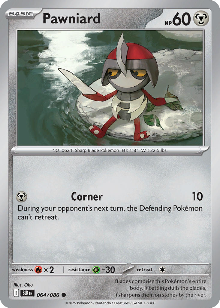 Pawniard (Master Ball Pattern) - 064/086 (BLK) Common